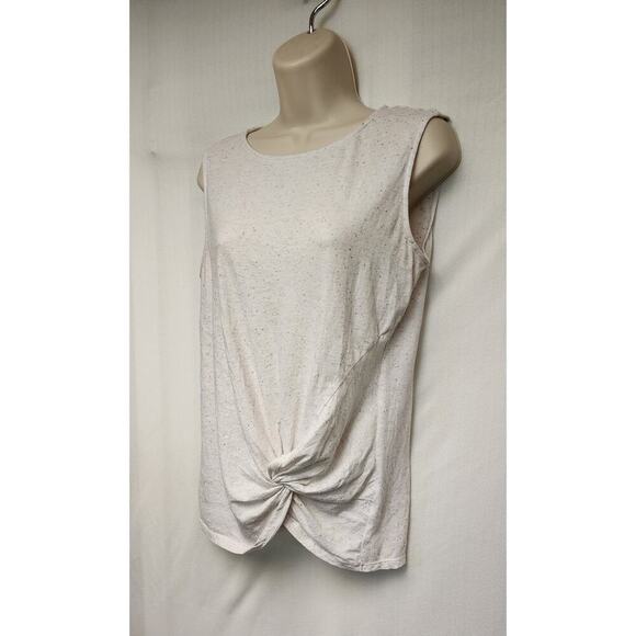 Loft Outlet Sleeveless Knotted Hem Top Size Small - Picture 4 of 5